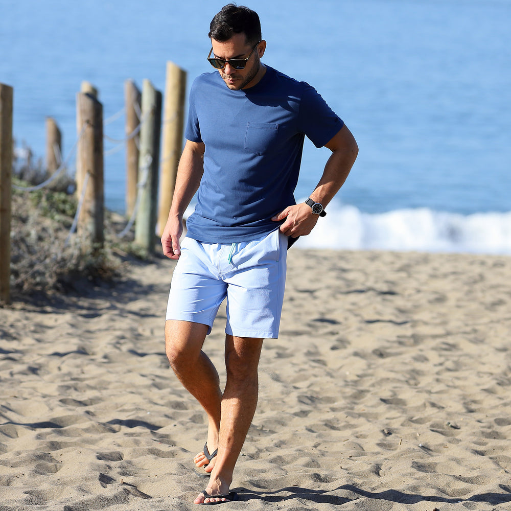 Everyday Short in Bay Blue from Myles Apparel