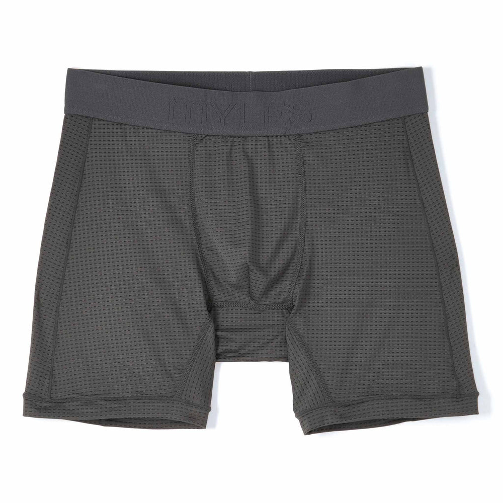 Daily Performance Boxer Brief in Graphite from Myles Apparel