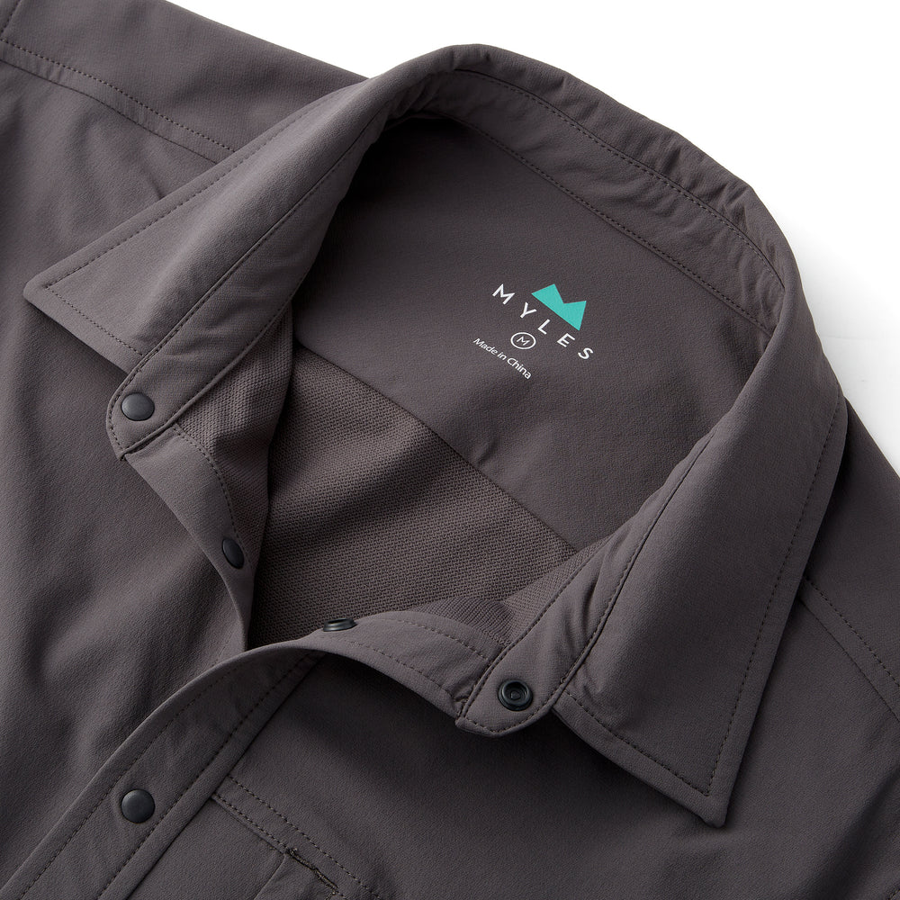 Everyday Overshirt in Graphite from Myles Apparel