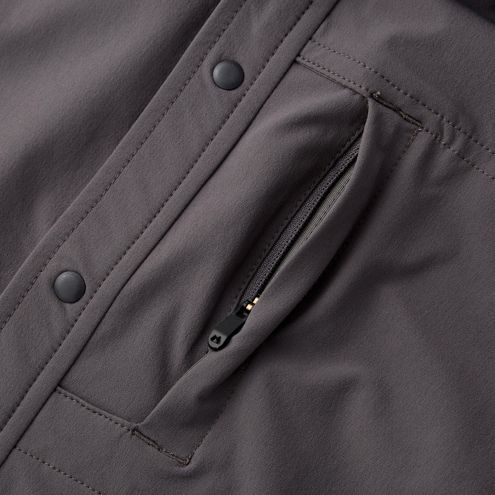 Everyday Overshirt in Graphite from Myles Apparel