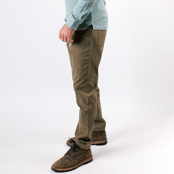 #283K - Khaki Lightweight Stretch Twill Pant