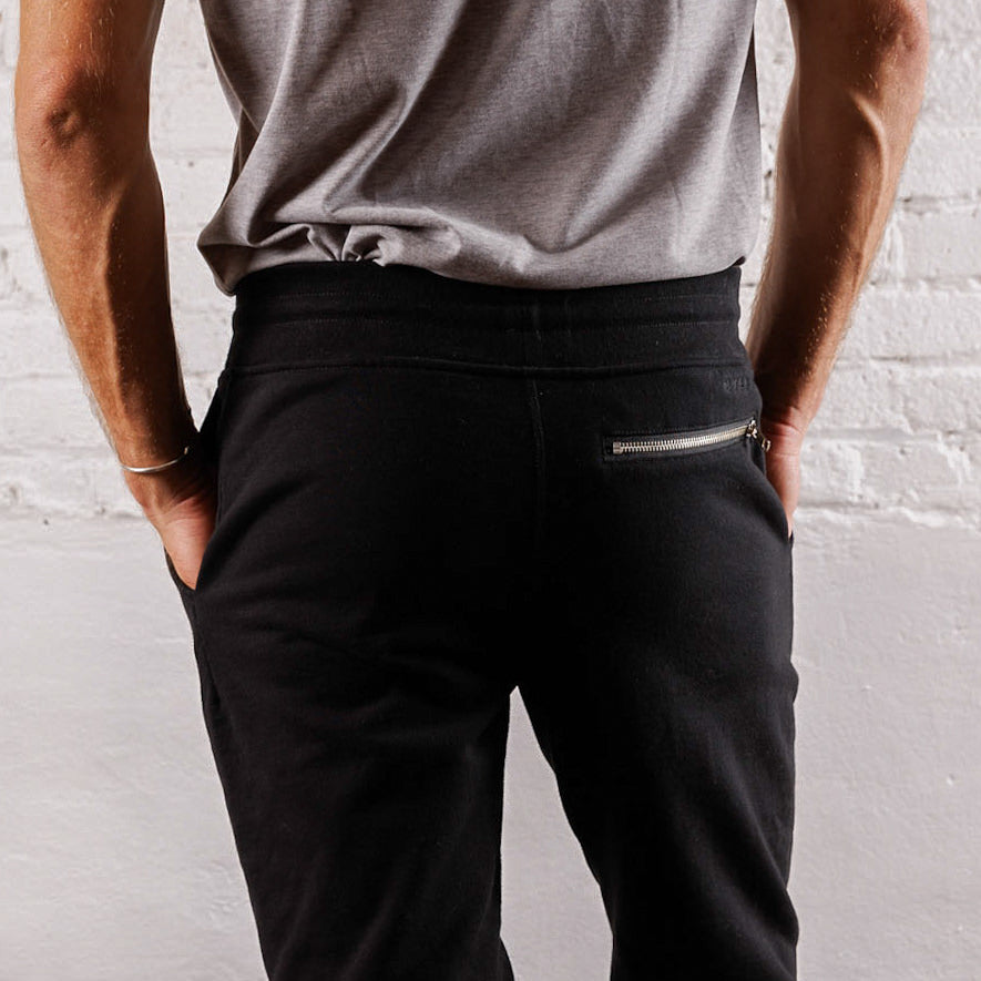 Skyline Heavyweight Fleece Jogger in Black from Myles Apparel