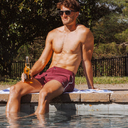 Weekend Thermal Henley in Dark Khaki from Myles Apparel