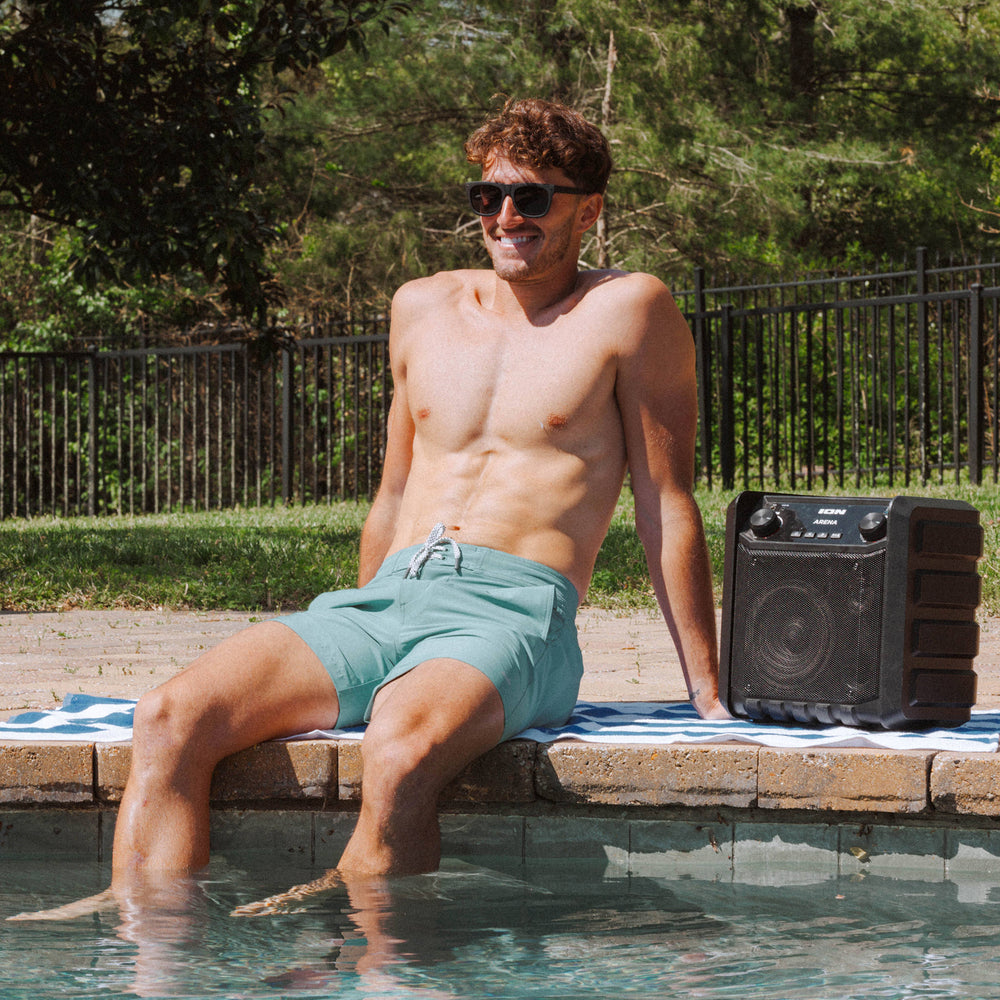 Seacliff Board Short in Green Gray from Myles Apparel