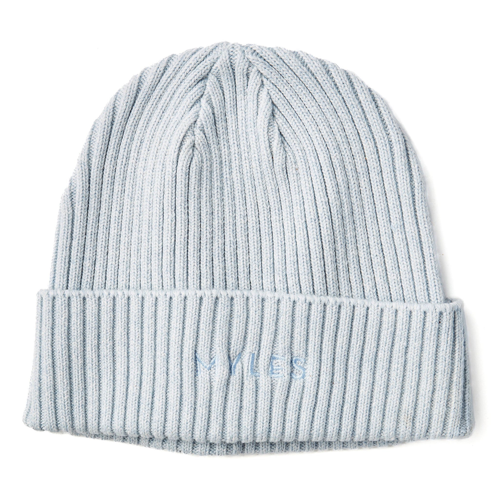 Knit Beanie in Ice Blue | Myles Apparel | Myles Apparel