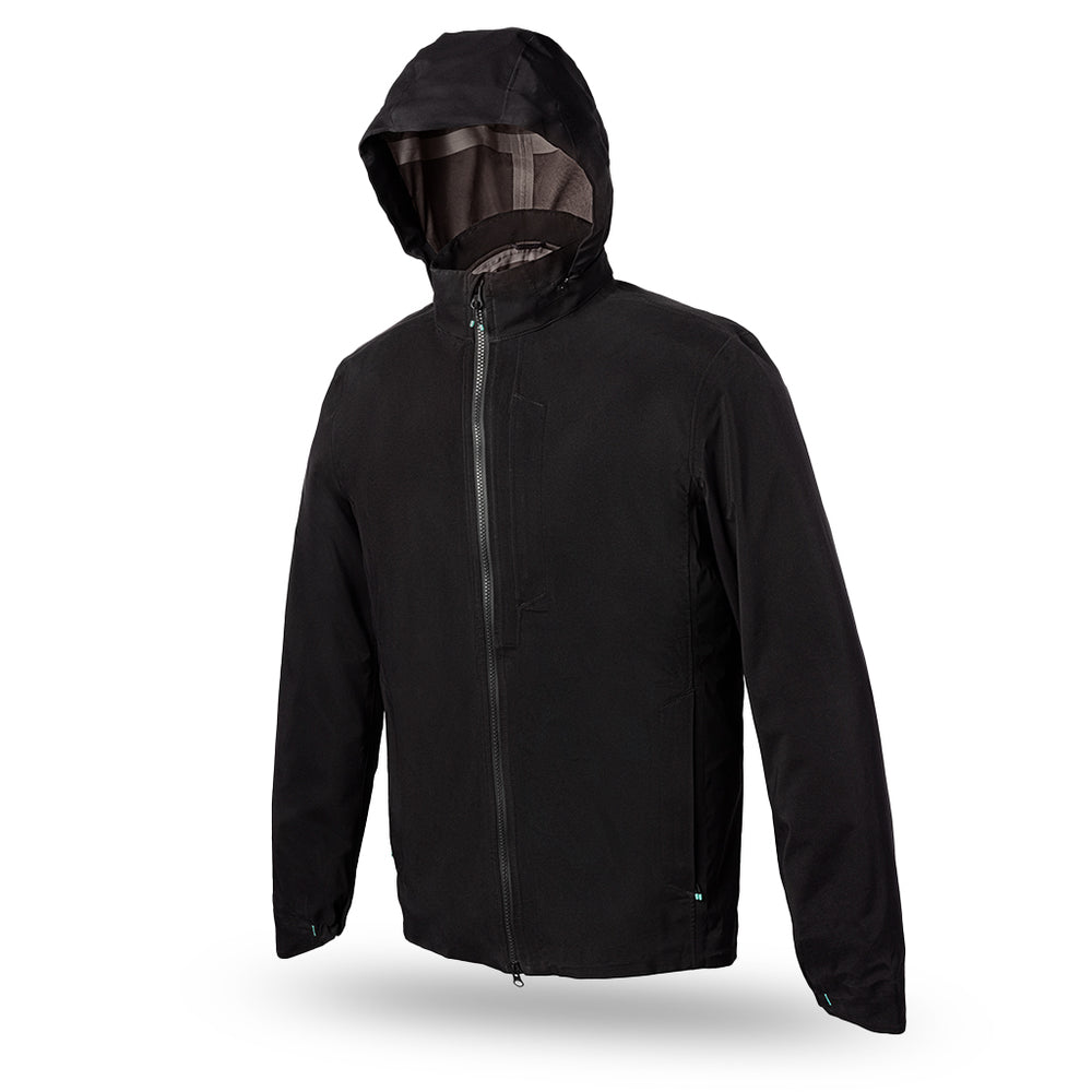 Elements Jacket with Hood in Black from Myles Apparel