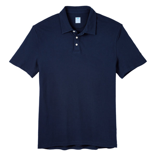 Tour Polo in Deep Sea Blue Navy | Performance Polo for Work & Play ...