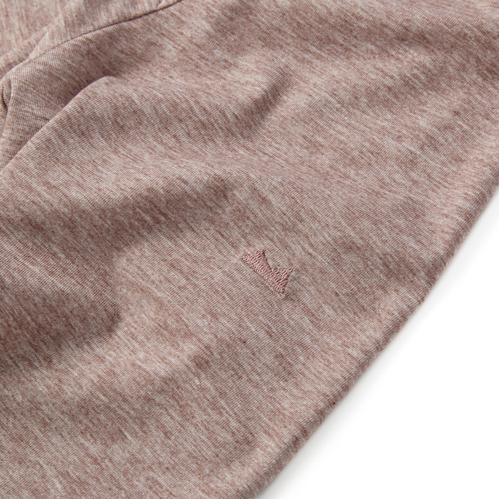 Everyday Henley Long Sleeve in Heather Clay from Myles Apparel