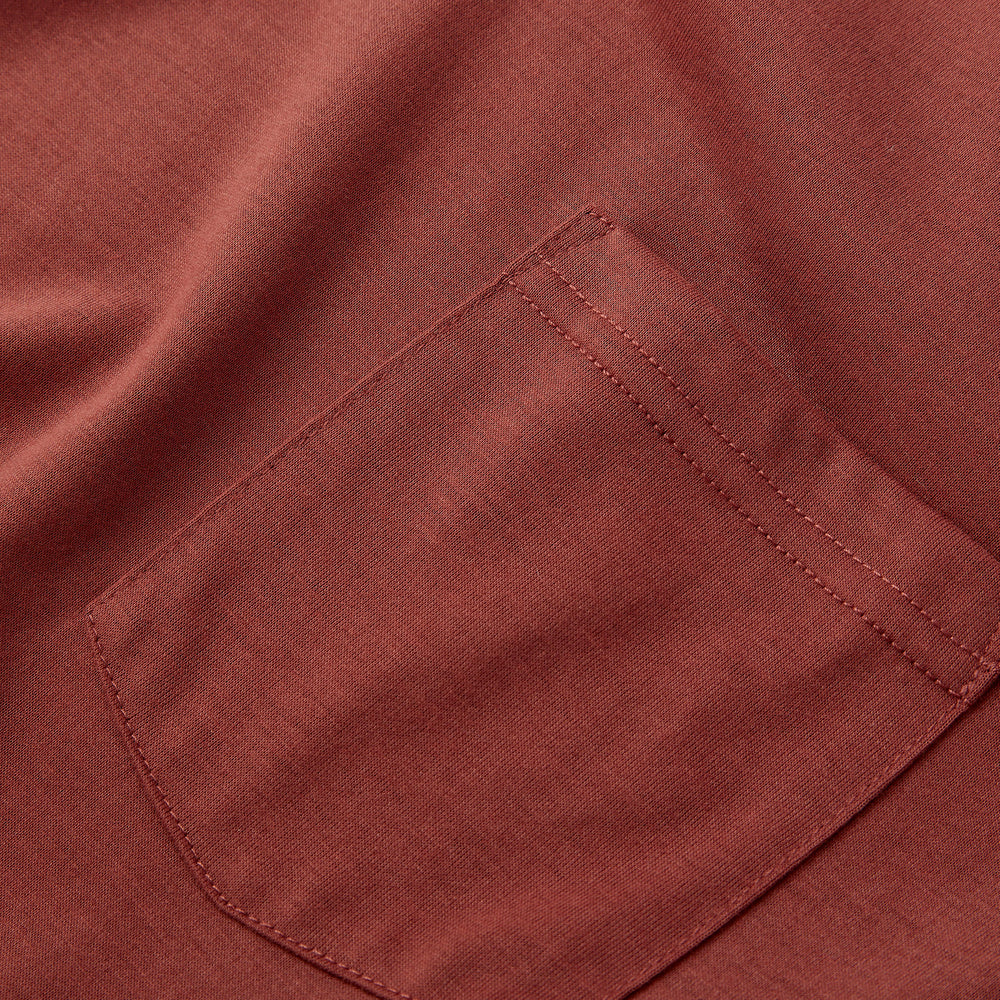 Everyday Tee with Pocket in Crimson from Myles Apparel