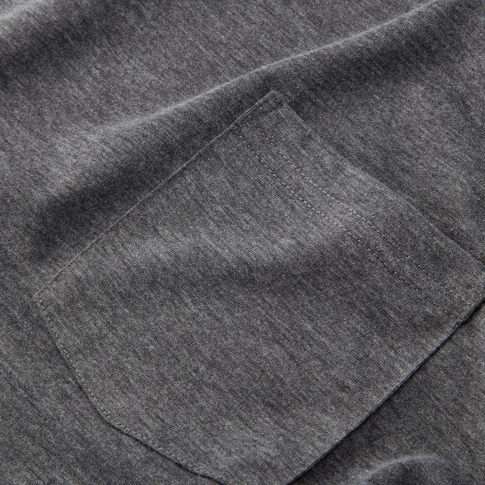 Everyday Tee with Pocket in Heather Black from Myles Apparel