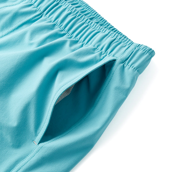 Turquoise best sale running shorts