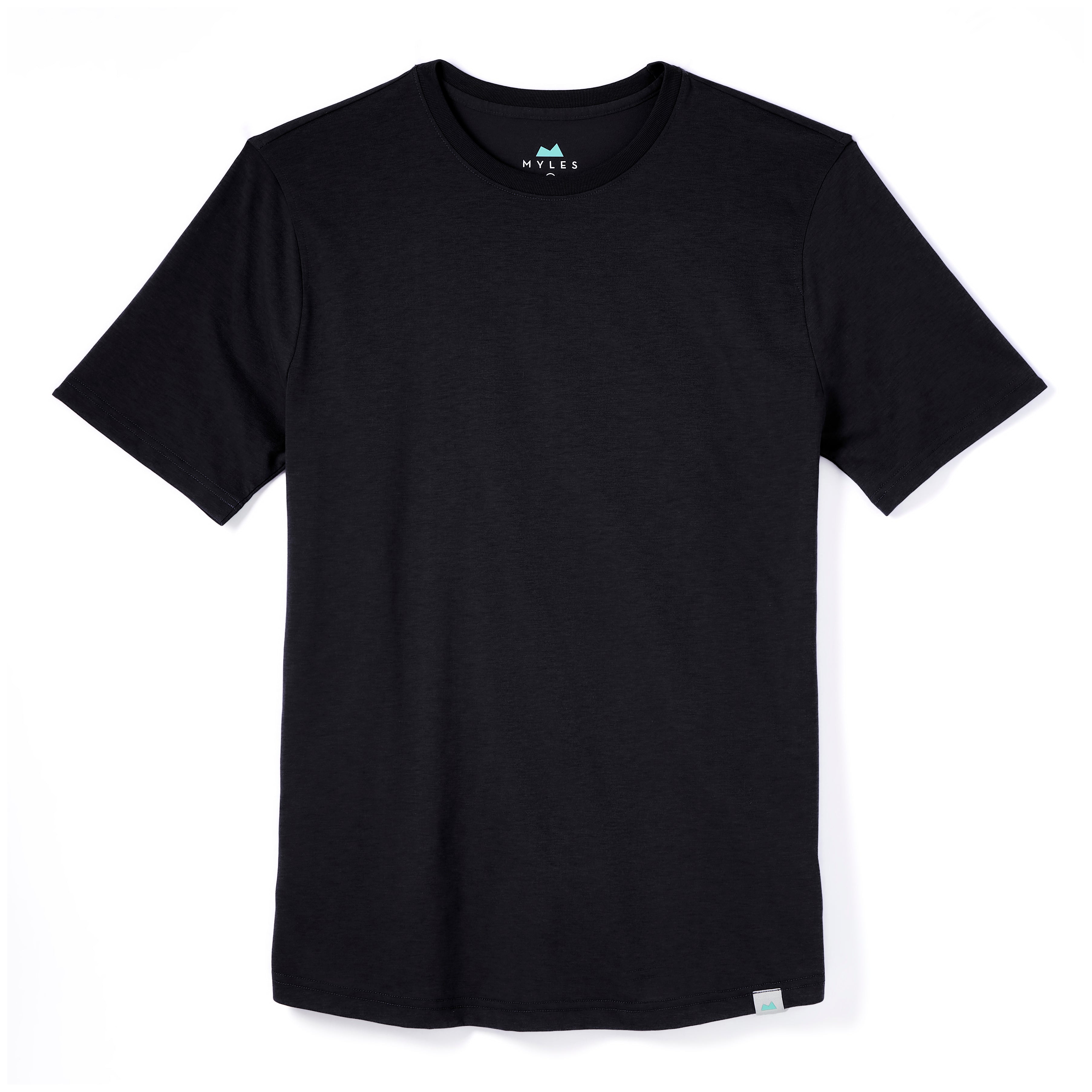 Everyday Tee in Black, drirelease® Performance Tee, Myles Apparel