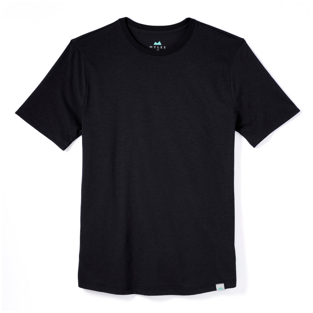 Everyday Tee in Black from Myles Apparel