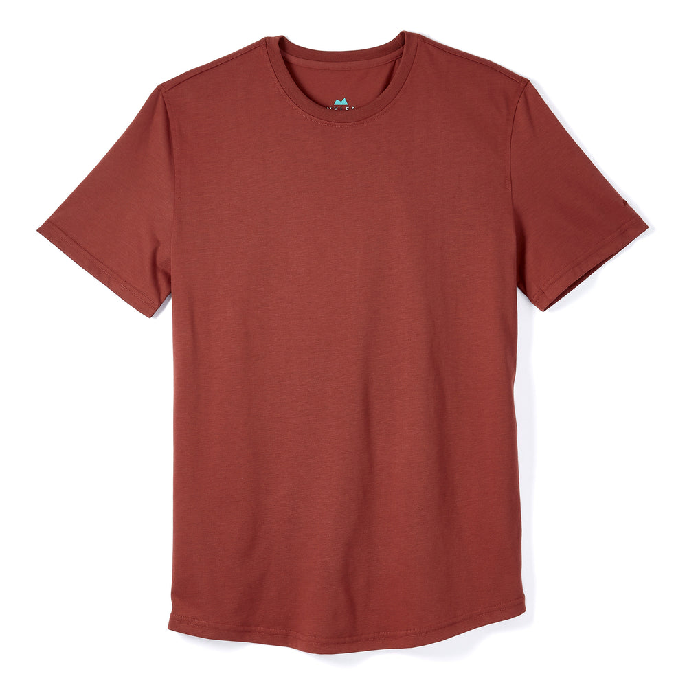 Everyday Tee in Crimson from Myles Apparel