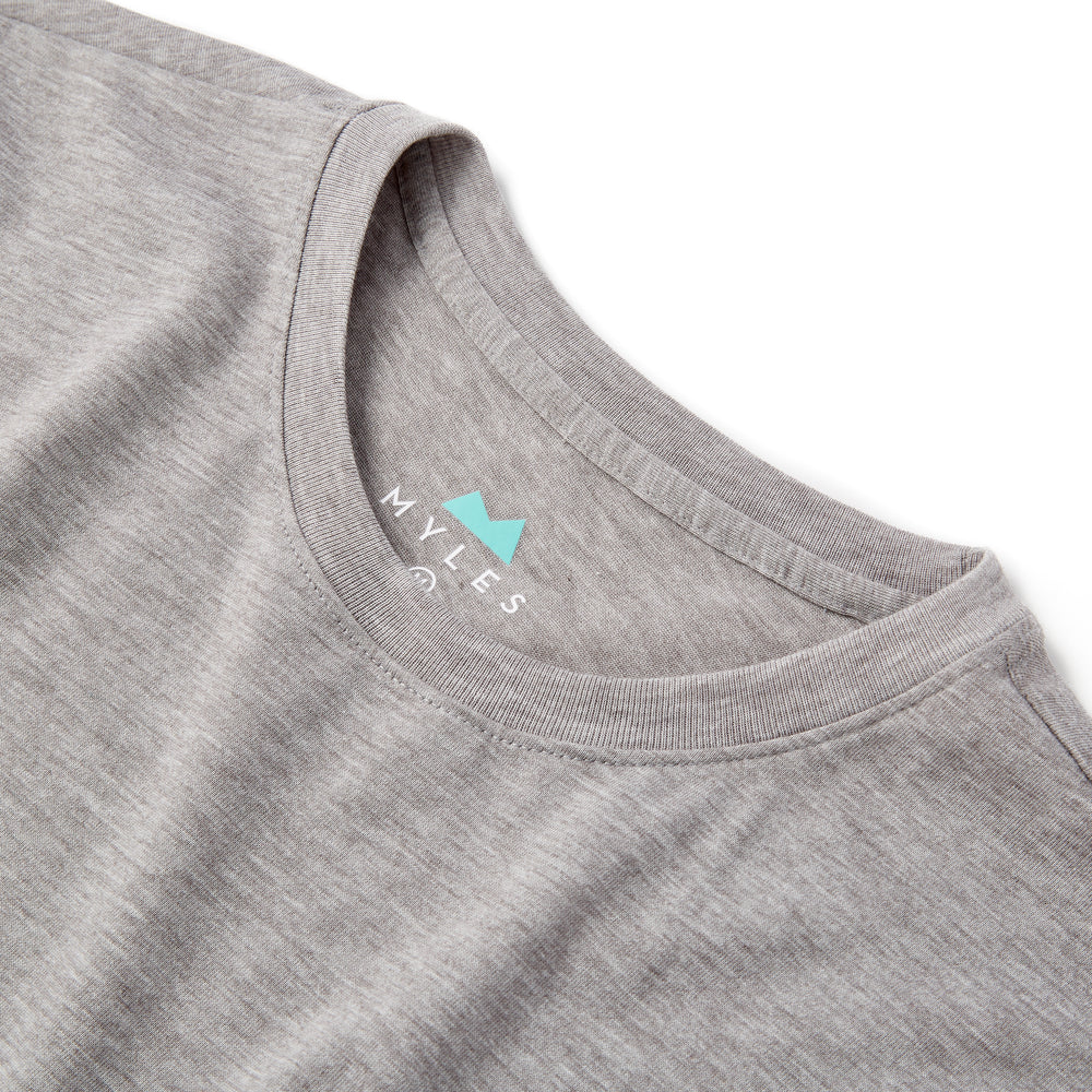Everyday Tee in Heather Gray from Myles Apparel
