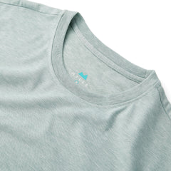 Everyday Tee in Heather Gray Green