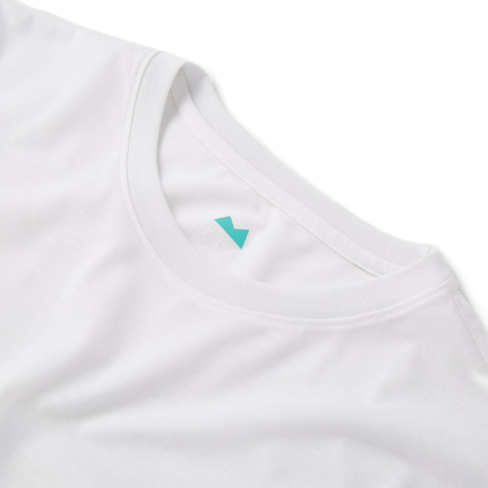 Everyday Tee in White from Myles Apparel