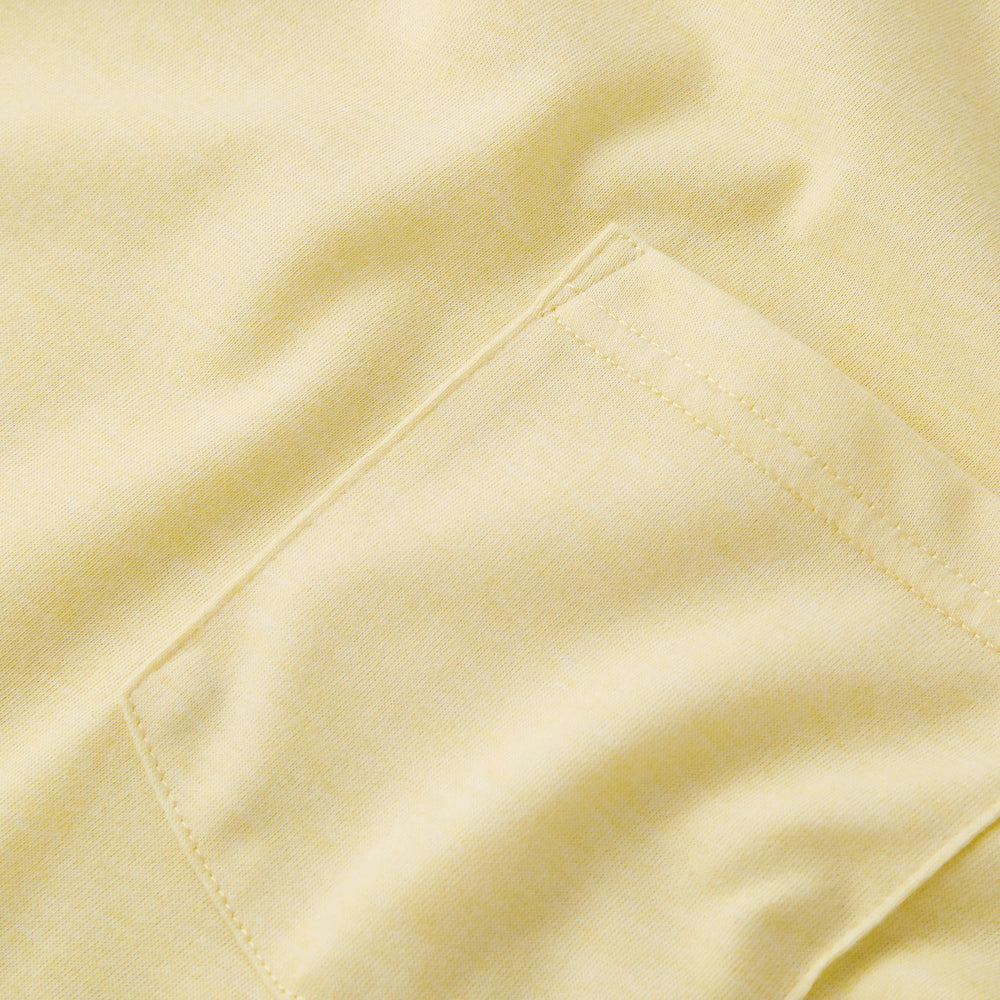 Everyday Tee with Pocket in Buttercream from Myles Apparel