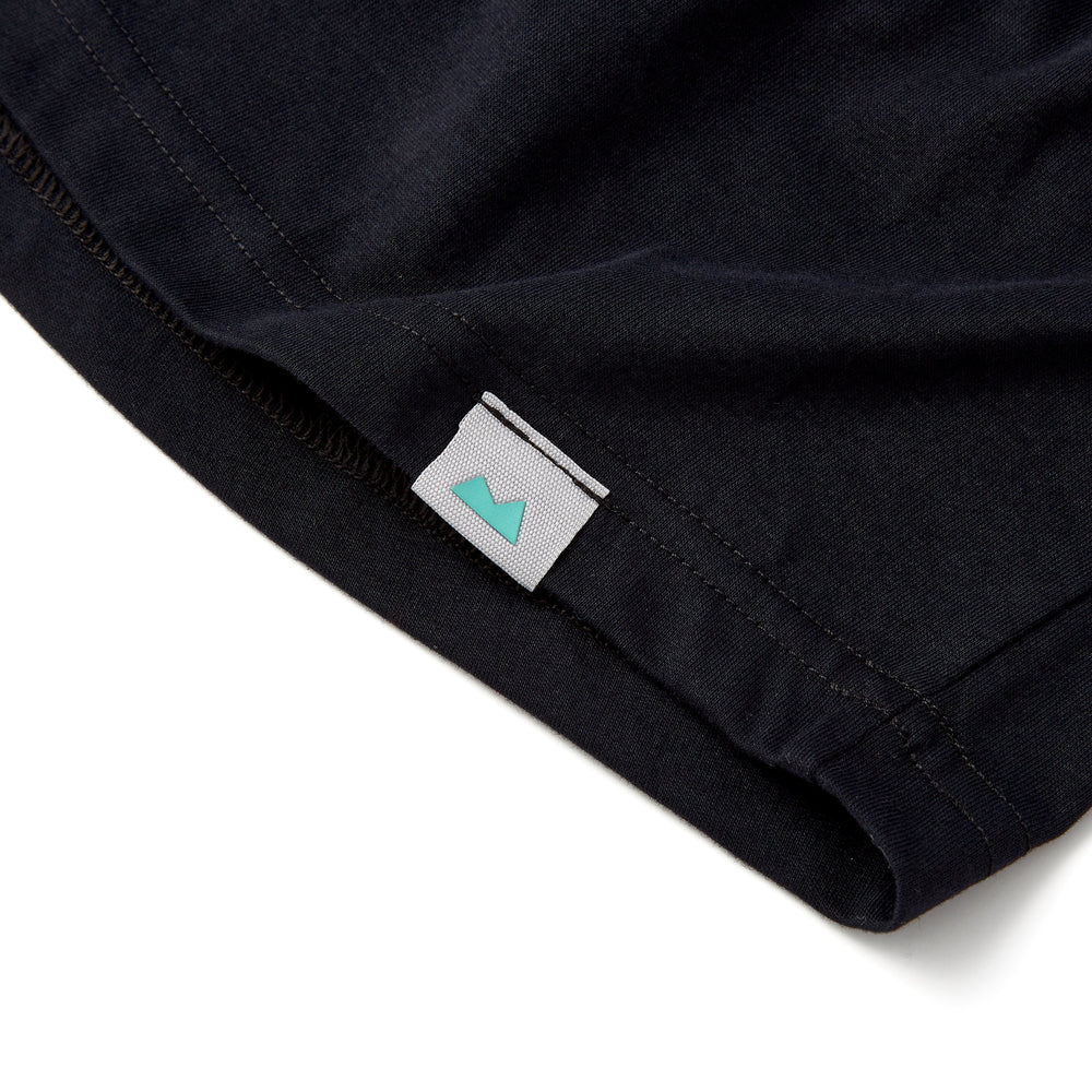 Everyday Tee with V-Neck in Black from Myles Apparel