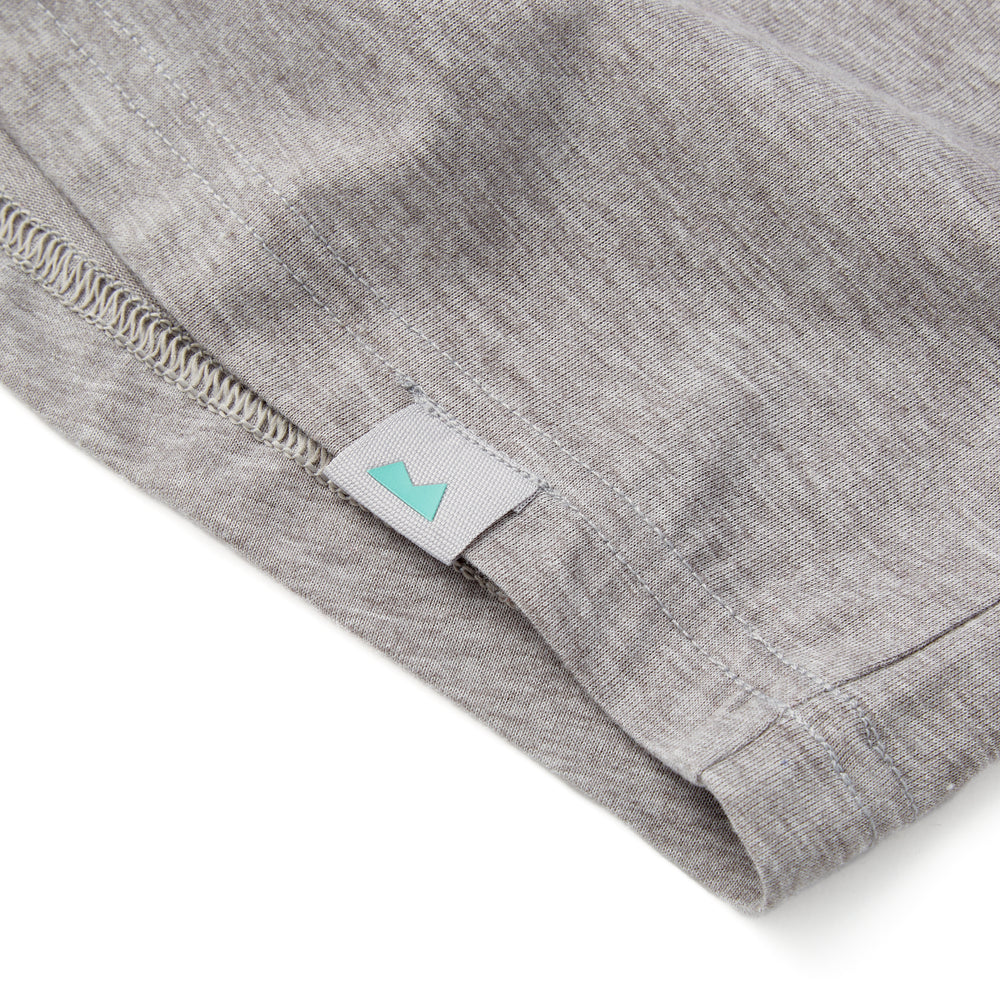 Everyday Tee with V-Neck in Heather Gray from Myles Apparel