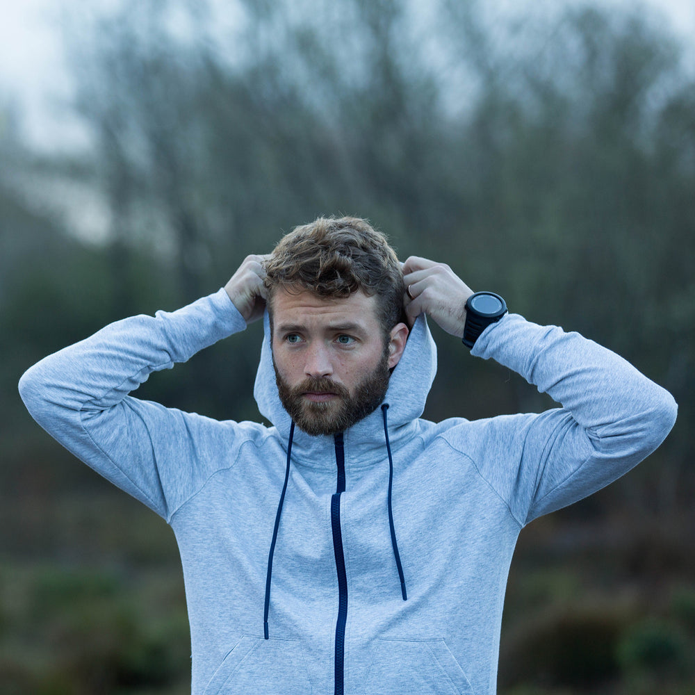 Everyday Hoodie in Heather Gray (Original Fabric) from Myles Apparel