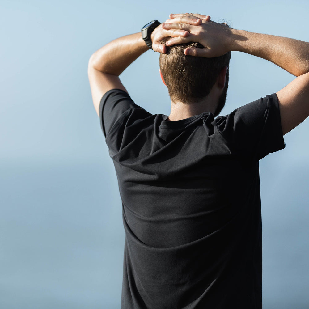 Everyday Tee with Pocket in Black from Myles Apparel