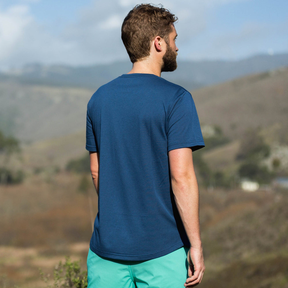 Everyday Tee with Pocket in River from Myles Apparel