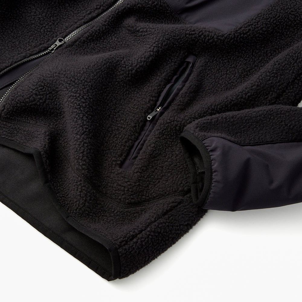 High Pile Sherpa Jacket in Black from Myles Apparel