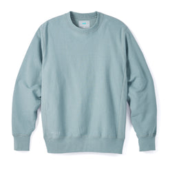 Skyline Heavyweight Fleece Crewneck in Steely Blue from Myles Apparel
