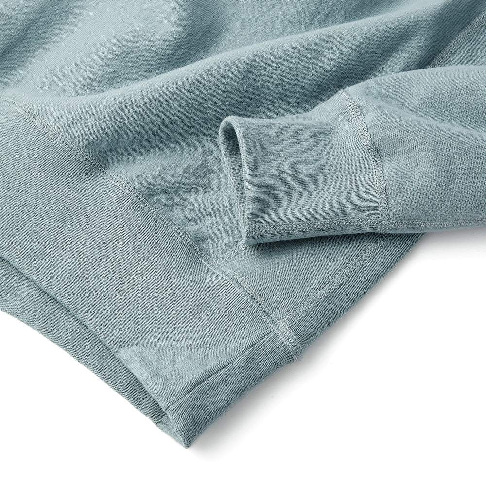 Skyline Heavyweight Fleece Crewneck in Steely Blue from Myles Apparel