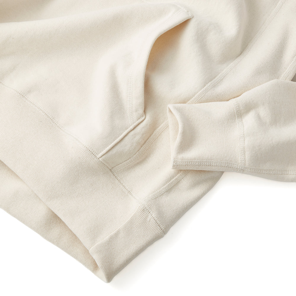 Skyline Heavyweight Fleece Hoodie in Oatmeal from Myles Apparel