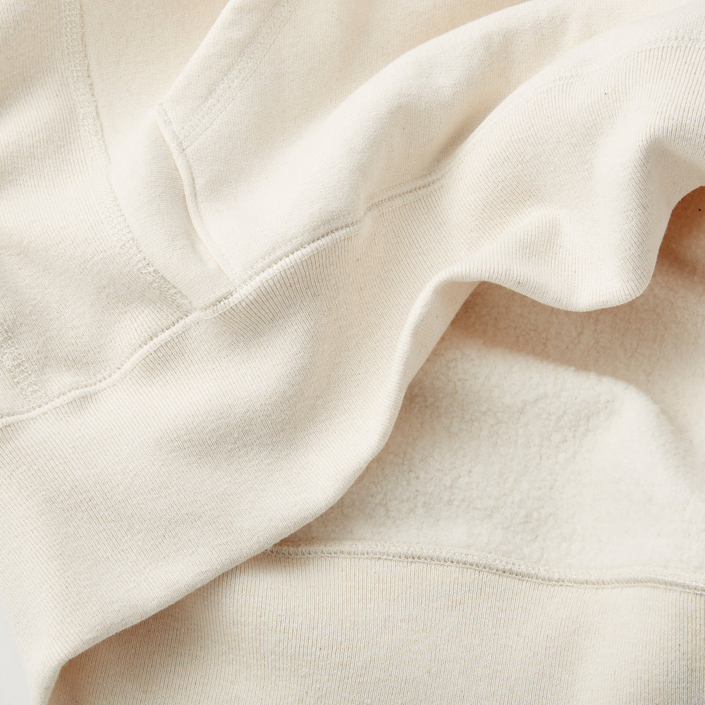 Skyline Heavyweight Fleece Hoodie in Oatmeal from Myles Apparel