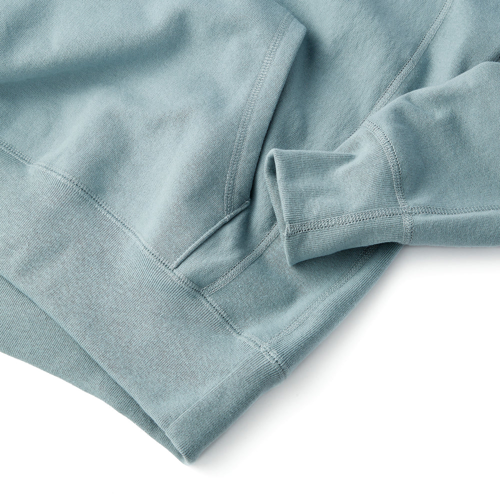 Skyline Heavyweight Fleece Hoodie in Steely Blue from Myles Apparel