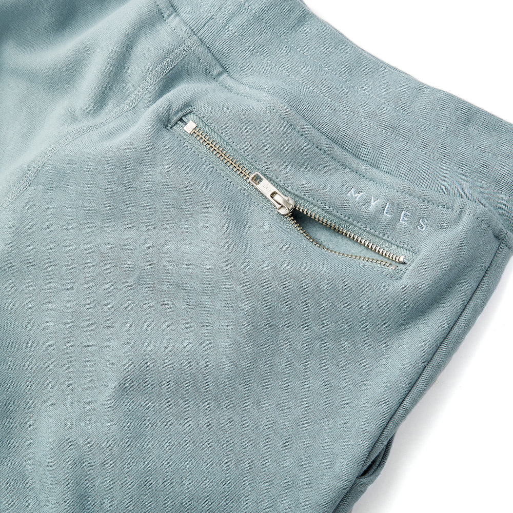 Skyline Heavyweight Fleece Jogger in Steely Blue from Myles Apparel