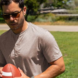 Weekend Thermal Crew in Good Gray from Myles Apparel