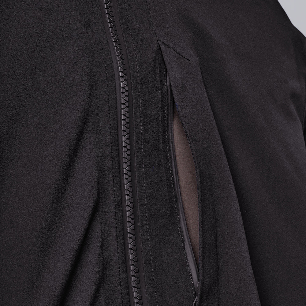 Elements Jacket with Hood in Black from Myles Apparel