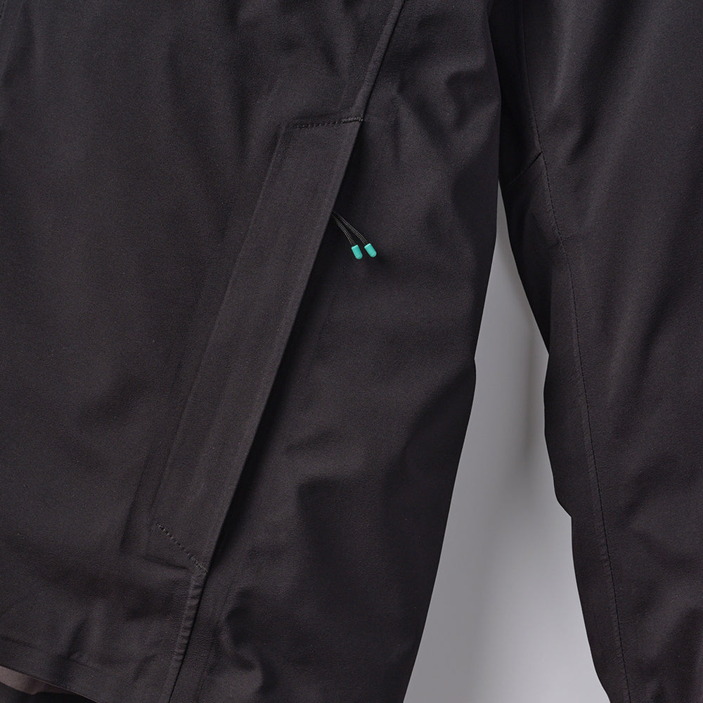 Elements Jacket with Hood in Black from Myles Apparel