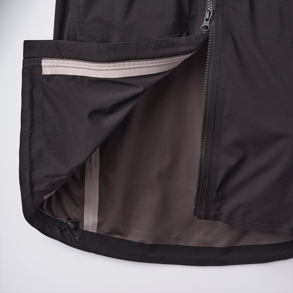 Elements Jacket with Hood in Black from Myles Apparel