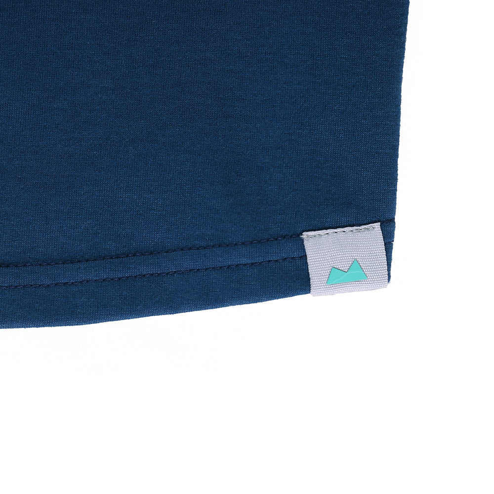 Everyday Long Sleeve Tee with Pocket in River from Myles Apparel