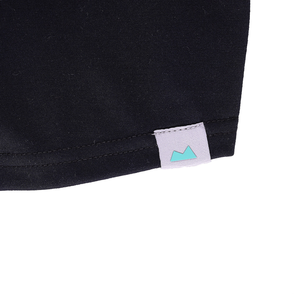 Everyday Long Sleeve Tee with Pocket in Black from Myles Apparel