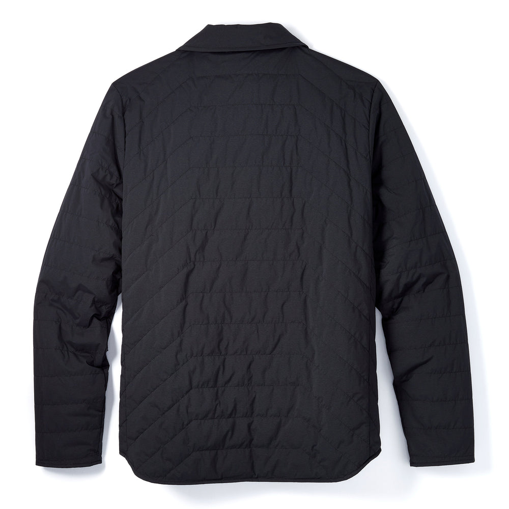 Reversible Insulated Shirt Jacket in Black from Myles Apparel