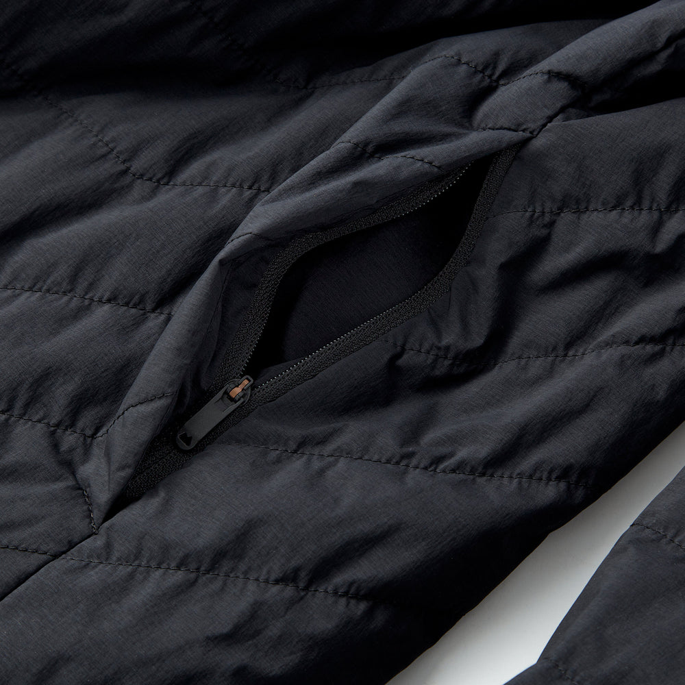 Reversible Insulated Shirt Jacket in Black from Myles Apparel
