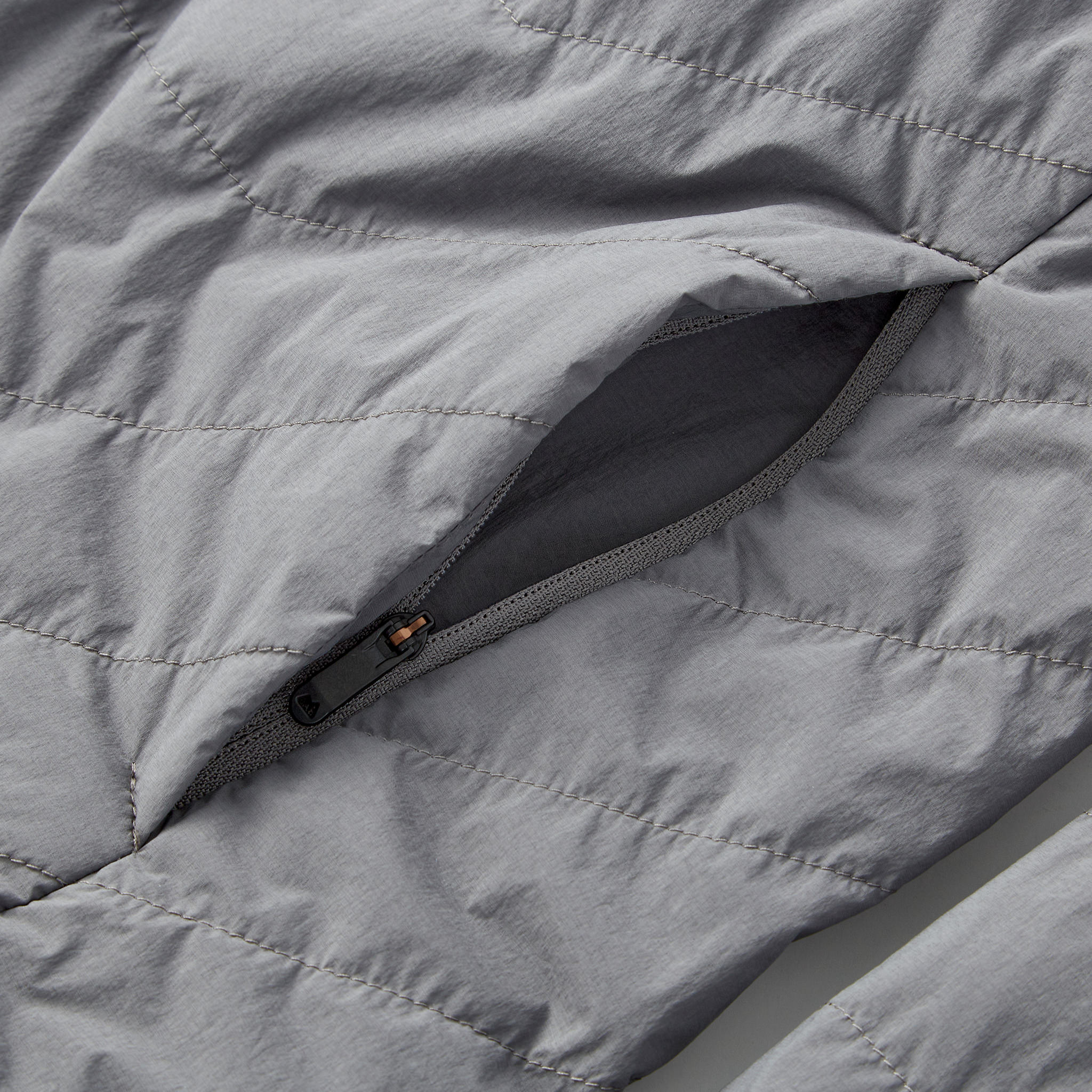 Reversible Insulated Shirt Jacket in Slate Gray | Packable for