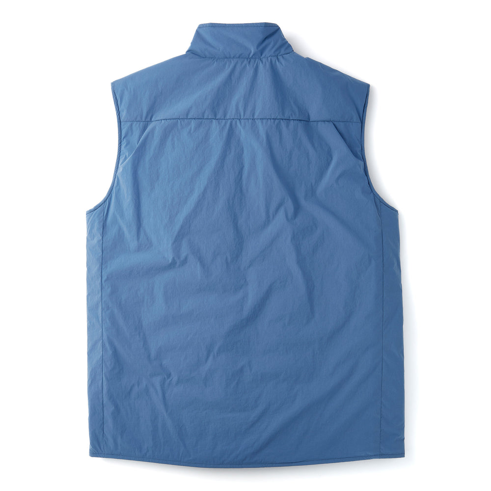 Reversible Insulated Vest in Dusty Blue from Myles Apparel