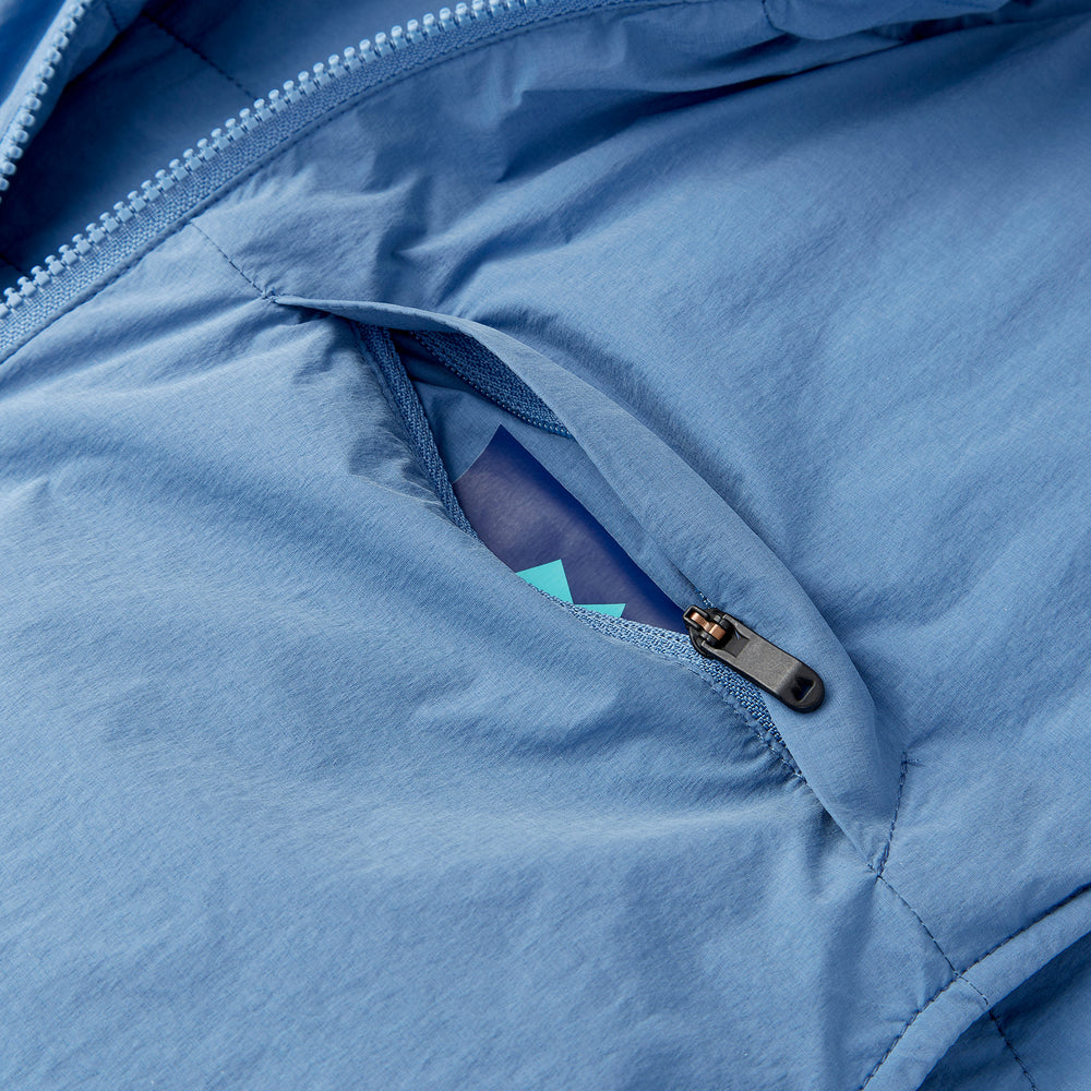 Reversible Insulated Vest in Dusty Blue from Myles Apparel