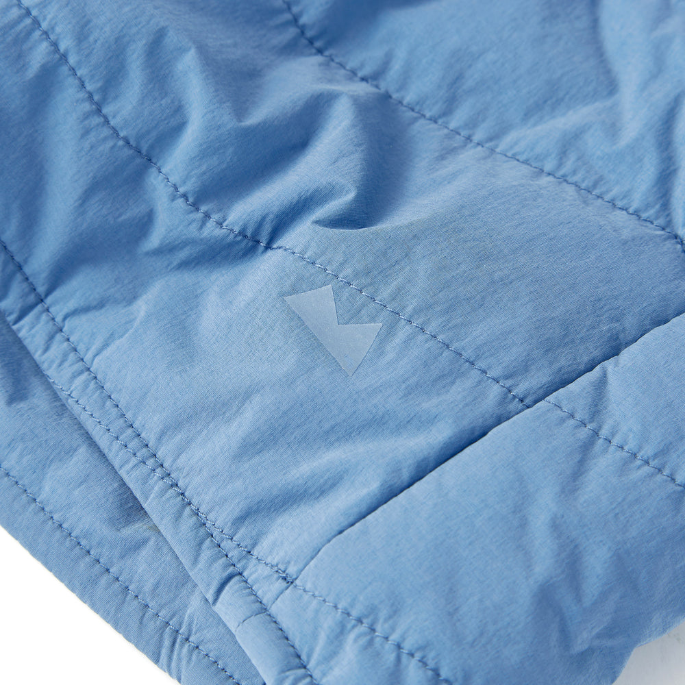 Reversible Insulated Vest in Dusty Blue from Myles Apparel