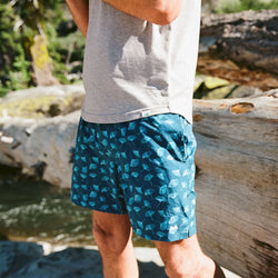 Weekend Thermal Henley in Dark Khaki from Myles Apparel