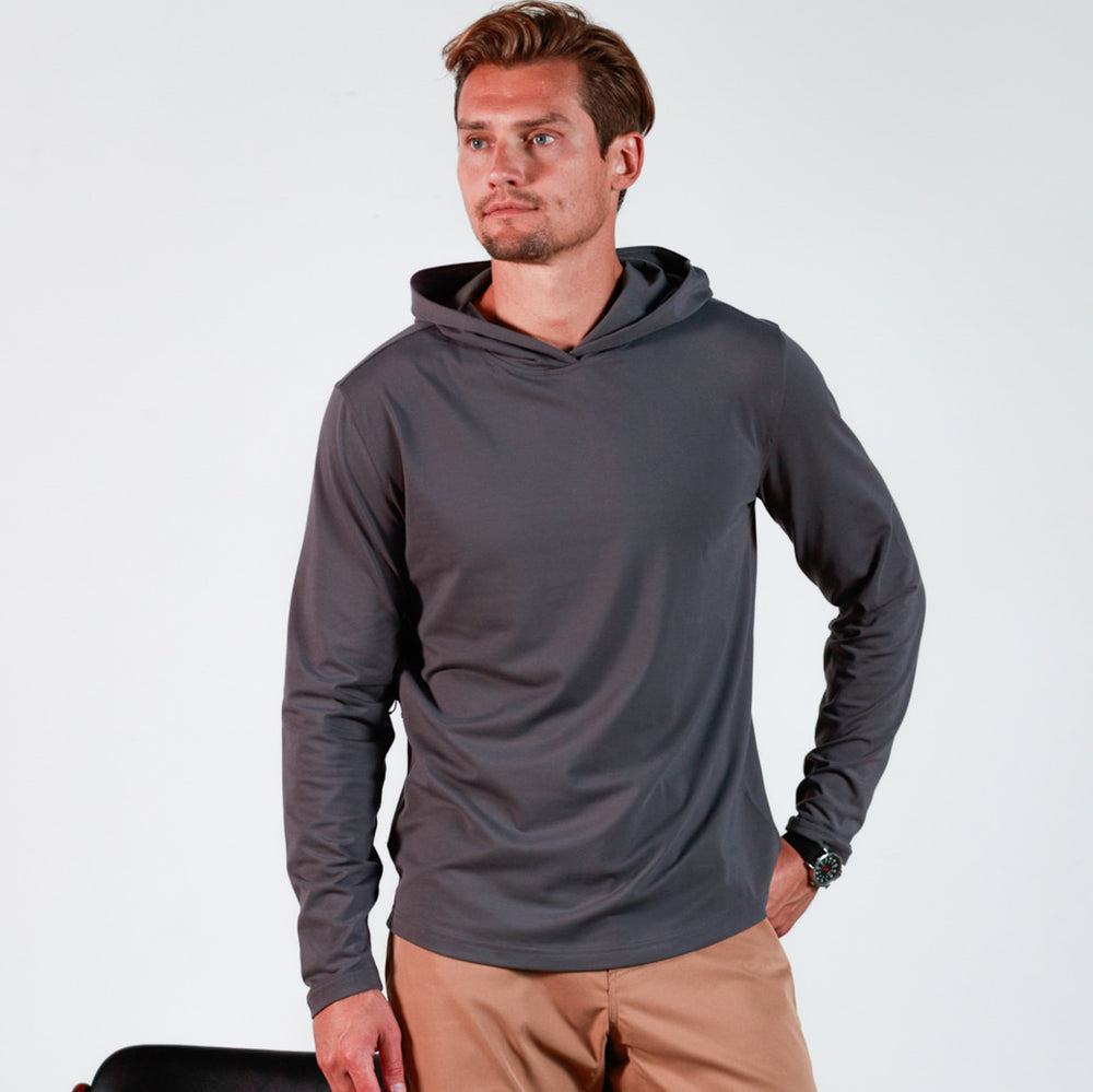 Everyday Light Hoodie in Graphite from Myles Apparel