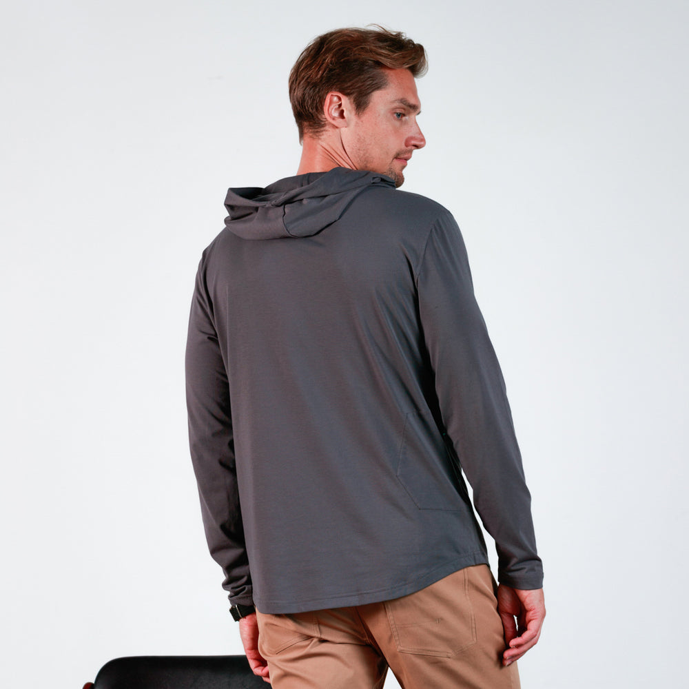 Everyday Light Hoodie in Graphite from Myles Apparel