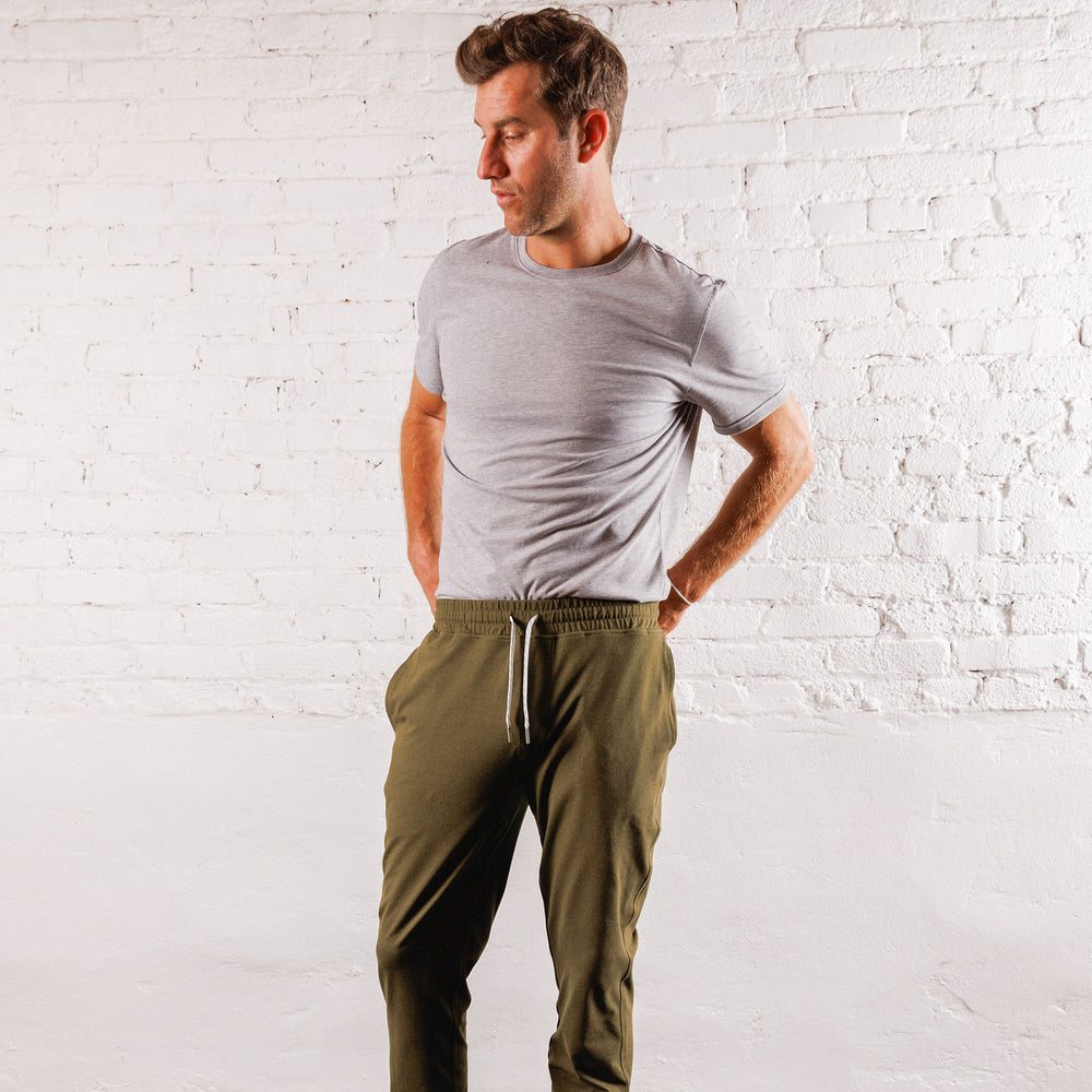 Recharge Jogger in Dark Olive from Myles Apparel